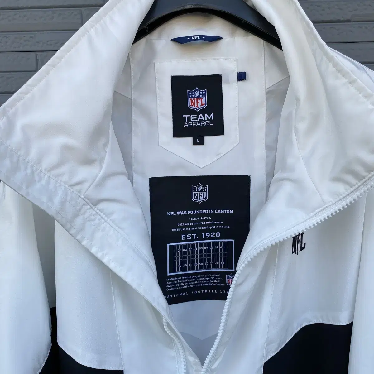 NFL 팀 져지 바람막이 자켓 L-XL 100 사이즈