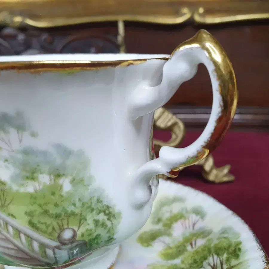 Paragon Marlborough Teacup and Saucer Co