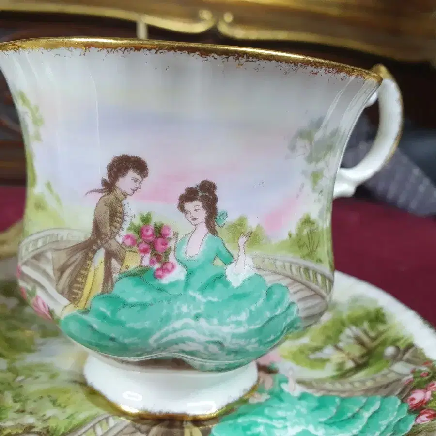 Paragon Marlborough Teacup and Saucer Co