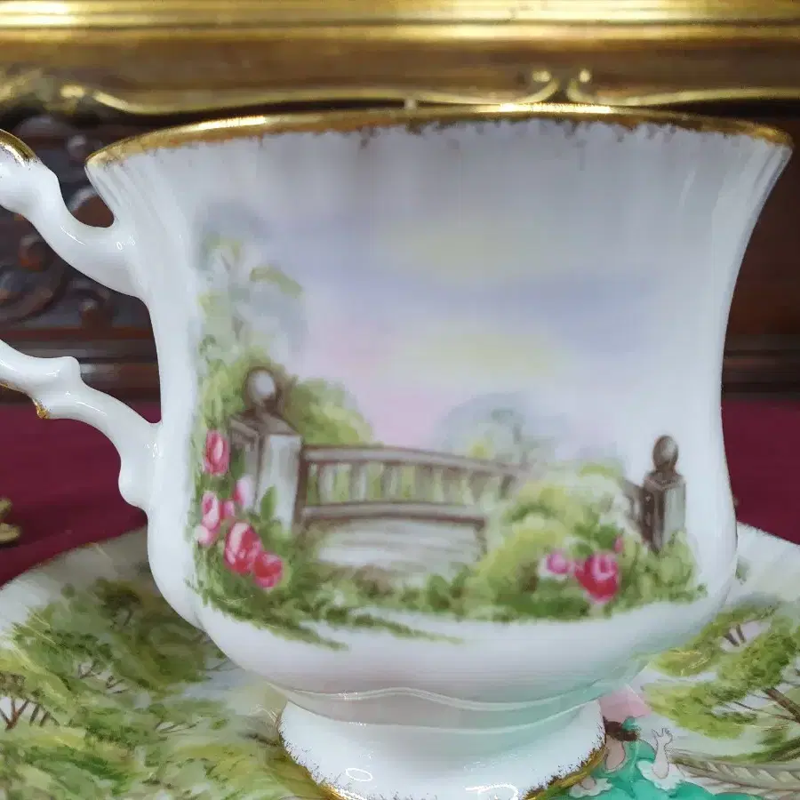 Paragon Marlborough Teacup and Saucer Co