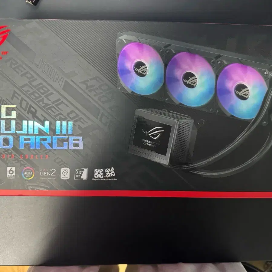 ASUS ROG RYUJIN III 360 ARGB CPU 쿨러 3.5