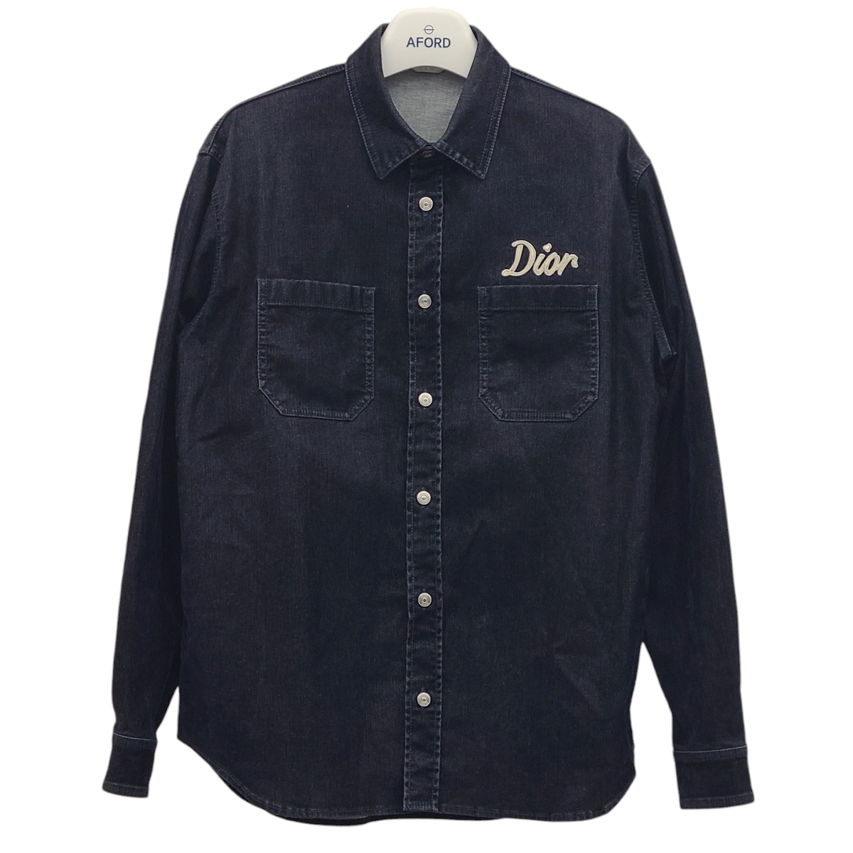 [40] Dior Technical Cotton Denim Overshirt Jacket DIA112011