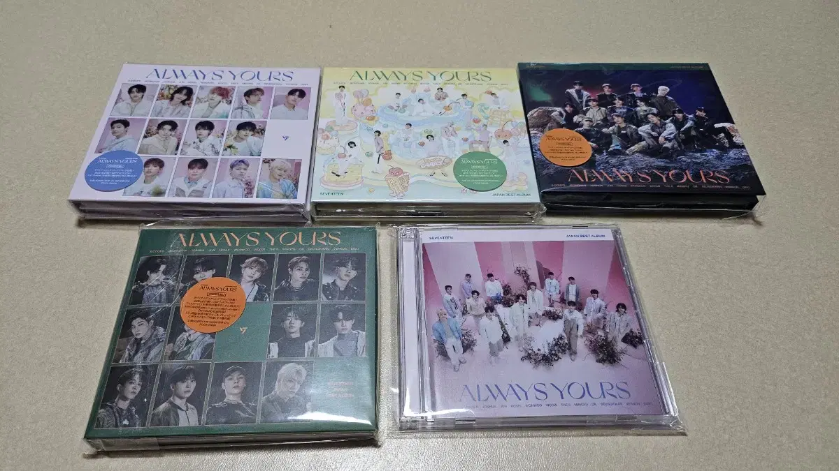 Seventeen japan album 3 varieties