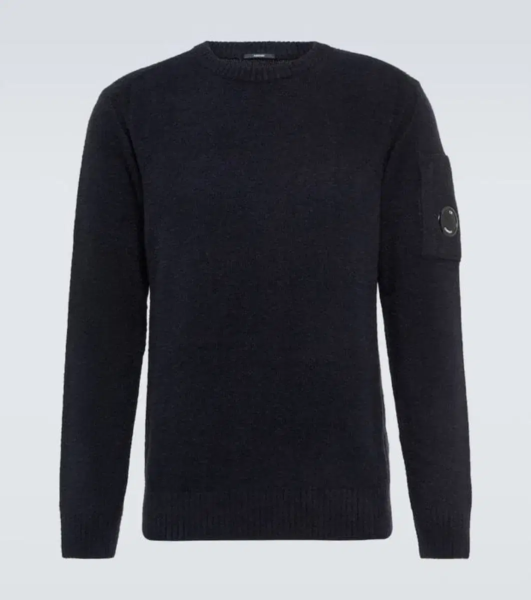 (Genuine/New) CP Company Men's Black Ren Patch Knit