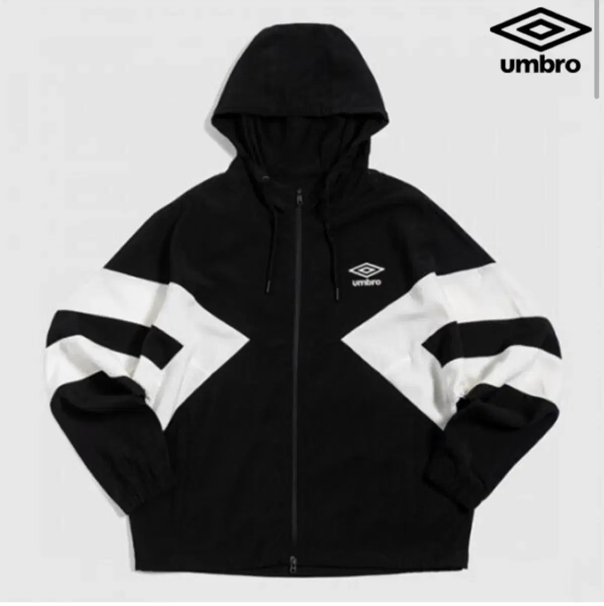 Umbro Overfit Linen-Like Hooded Jumper Jacket