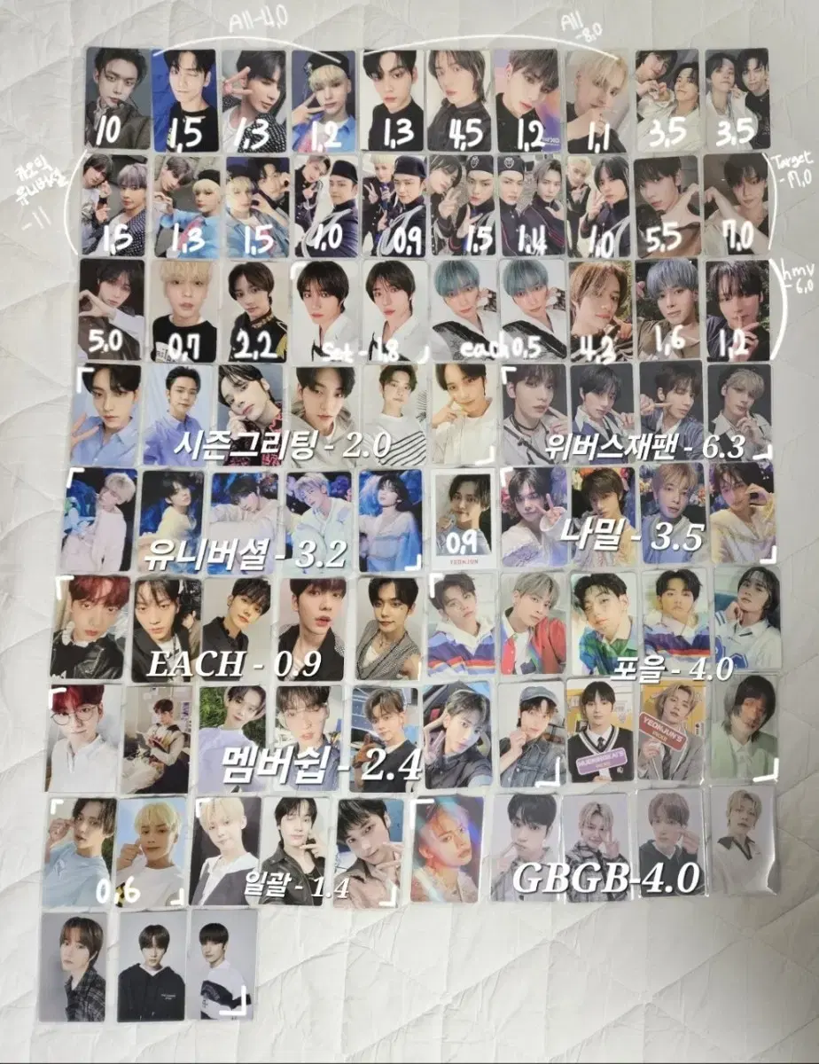 txt photocard bulk sell chaotic pop up universal weverse japan