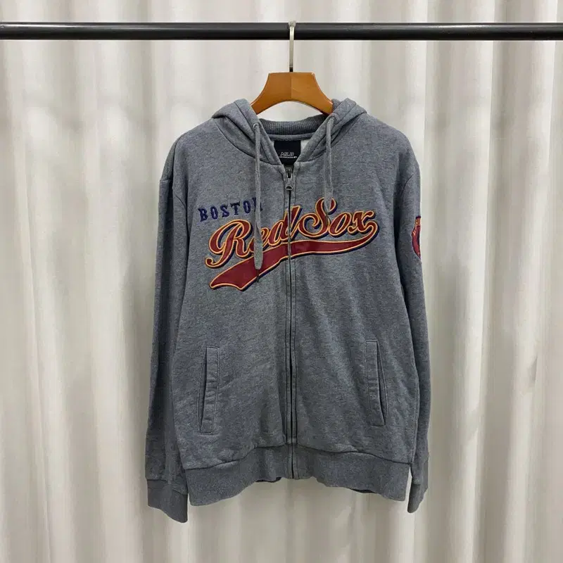 MLB Boston Casual Hoodie Zip Up 100 A07371