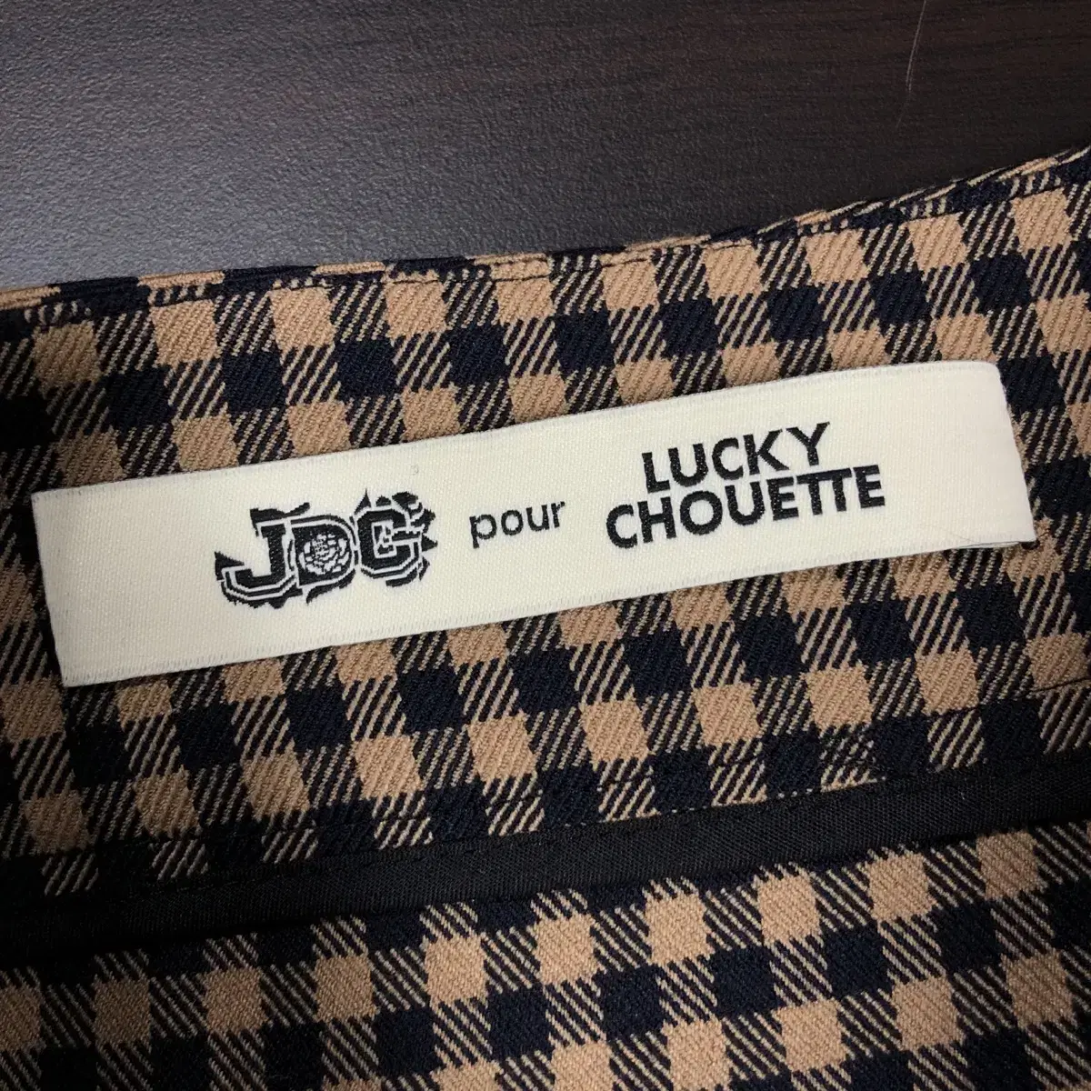 [ LUCKY CHOUETTE ] 럭키슈에뜨 믹스패턴 롱 스커트