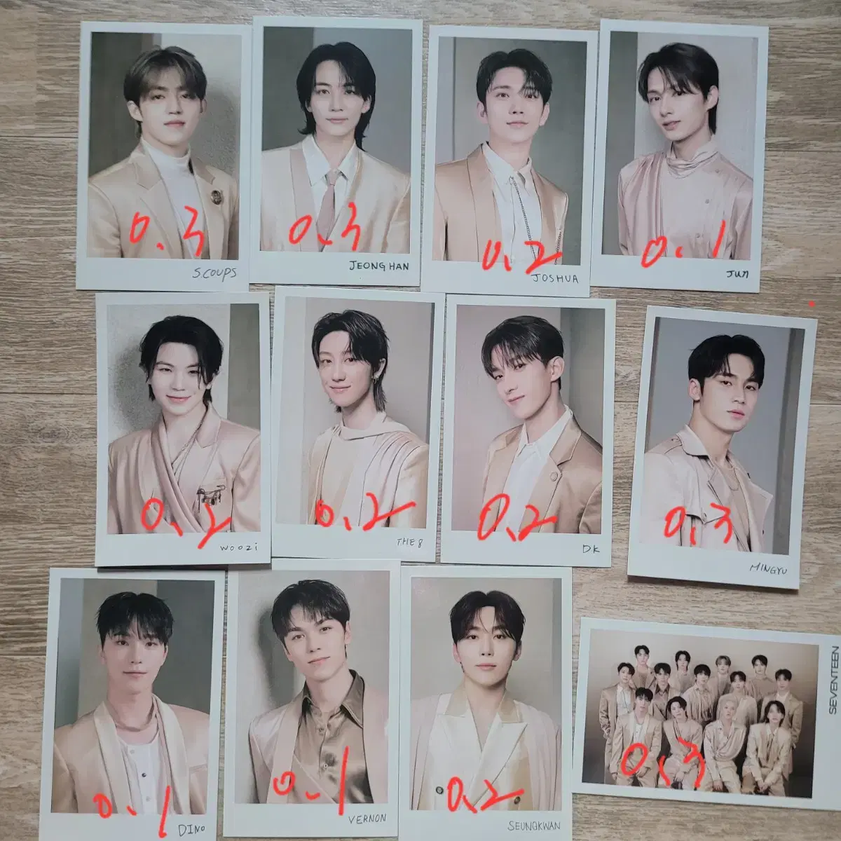 SeventeenCats.2cuts.3 poster cardsPhotocards