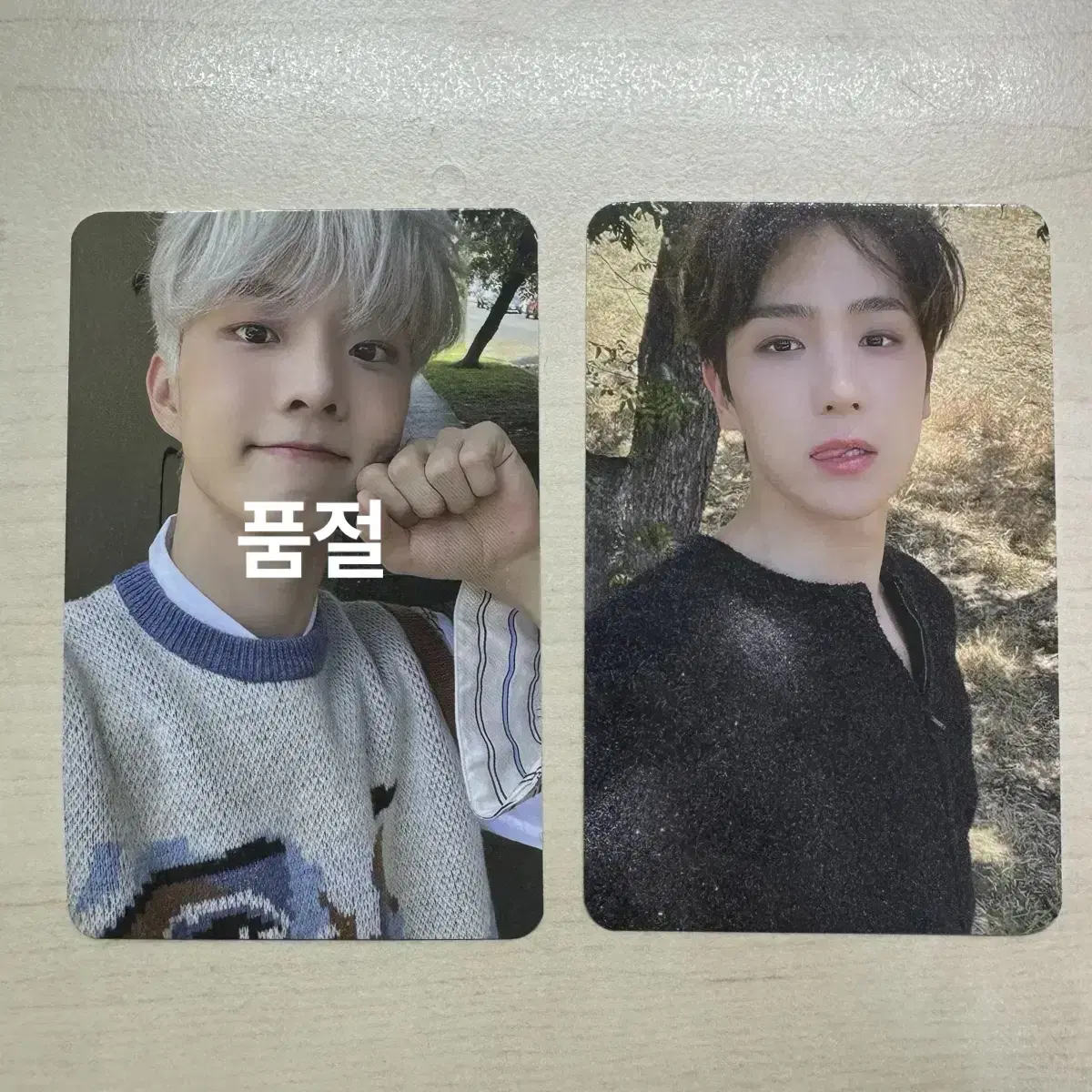 The Boyz Whisper album q, hyunjae, sunwoo, younghoon photocard sell it