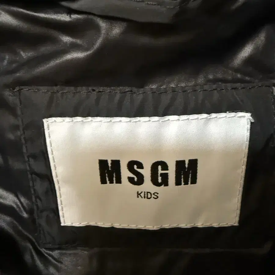 MSGM 주니어 롱 패딩 블랙 14