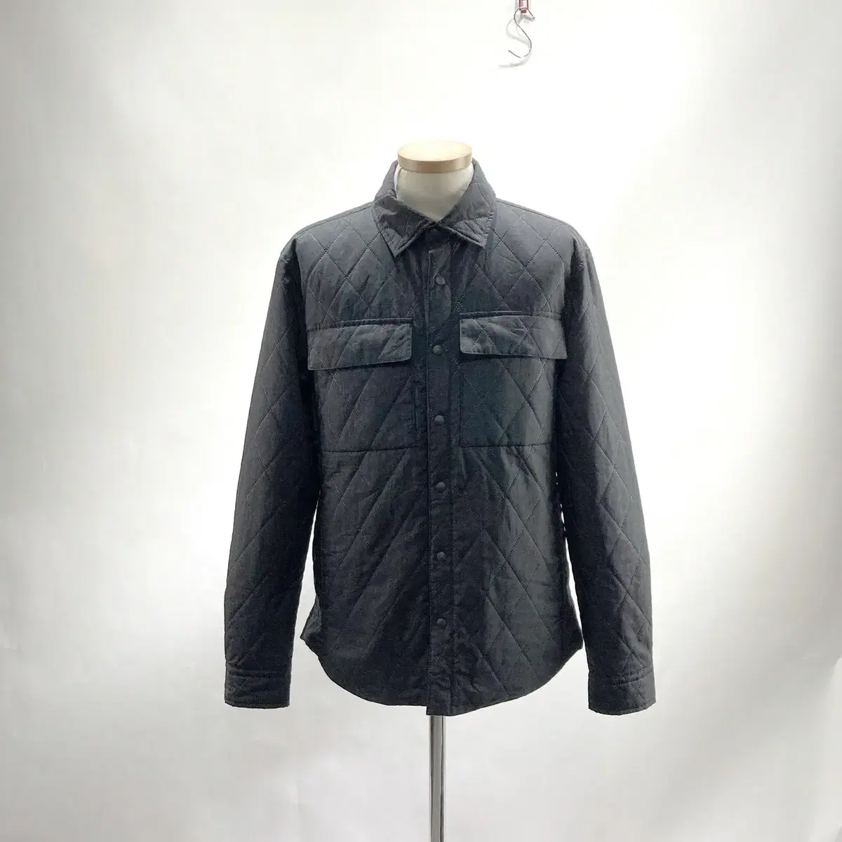 Series Men's Quilted Shirt Outer Jacket Gray 95 Permanent