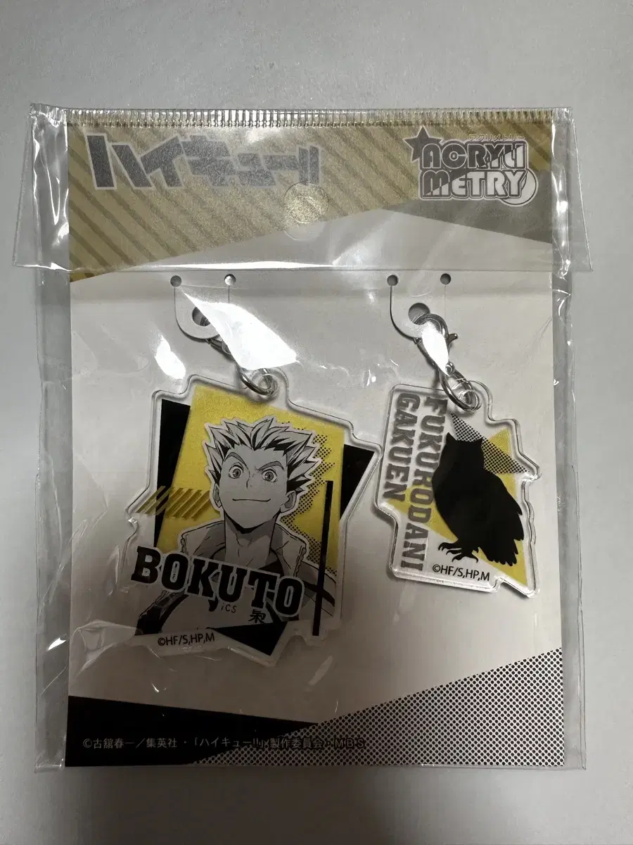 [unsealed] Takaratomi Arts haikyuu Merchandise acrylic Metri Keychain Vol. 3