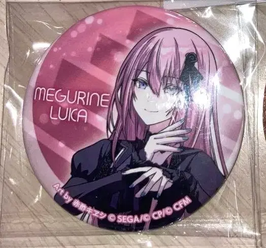 Vocaloid Prosecco Megurine Lecca Only Shop Can Badge