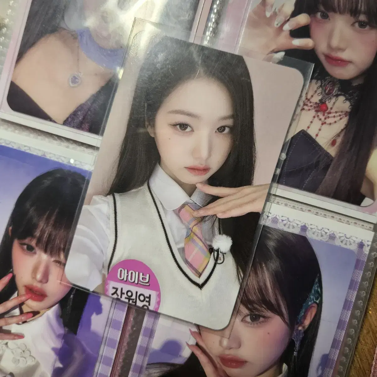 Bombom )) ive jang wonyoung i.m soundwave 2nd photocard