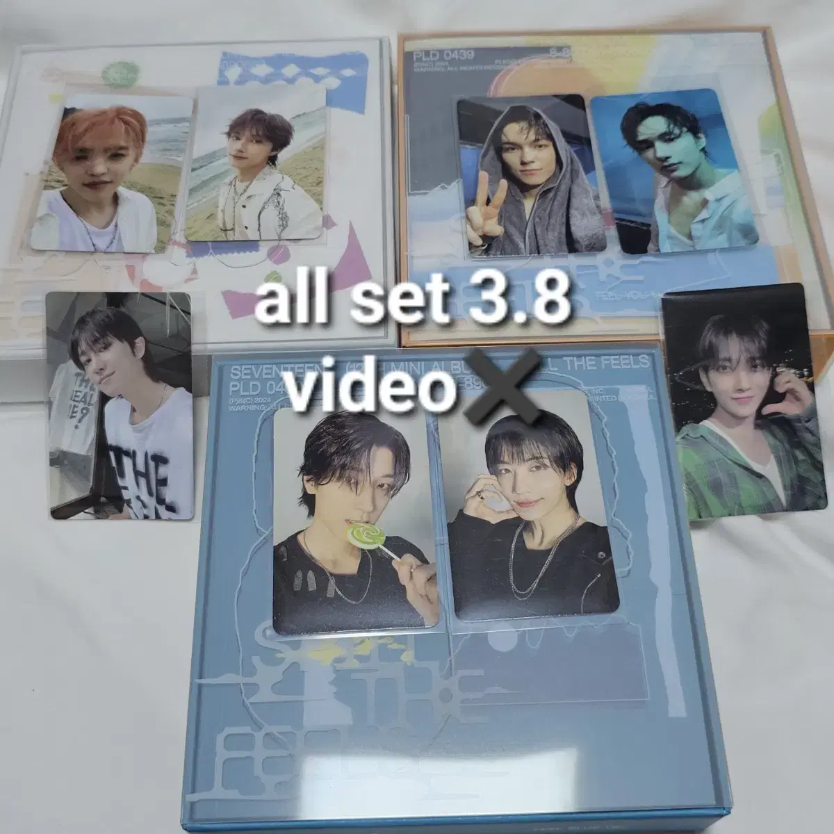 [unsealedlowest price]ld2 albumsset photocardseventeenspill the feelsalbum