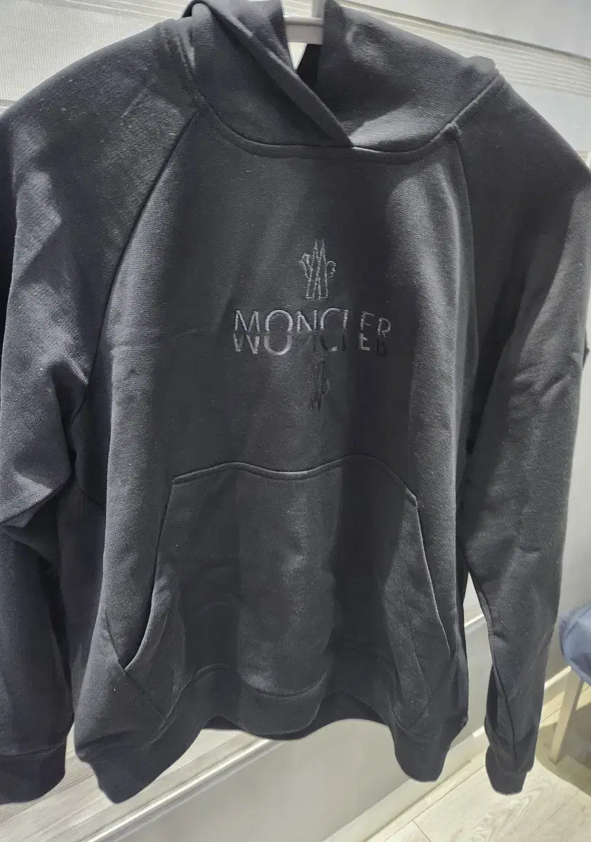 Moncler Men's Logo Hoodie Black