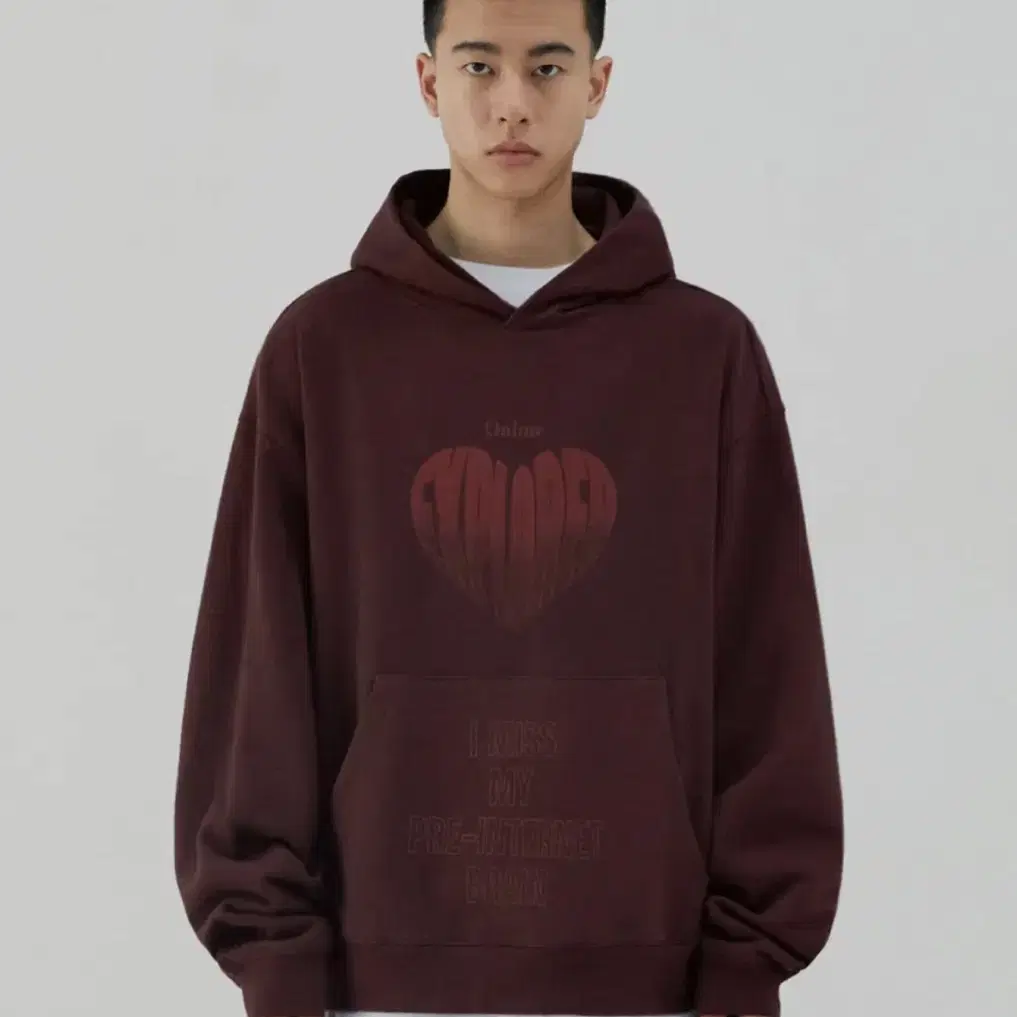 비바스튜디오 후드티 heart symbol hoodie