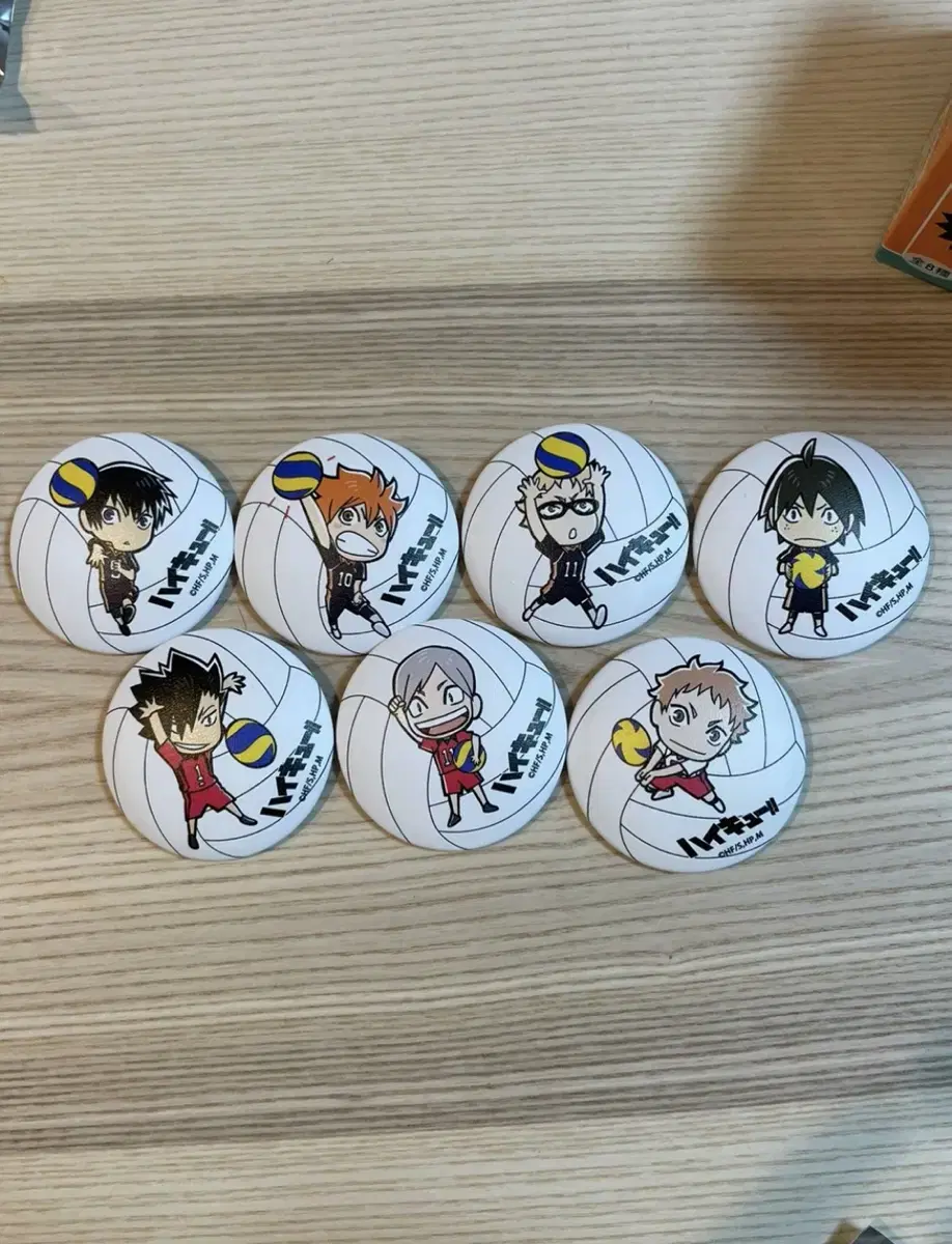 Haikyuu Volleyball Can Badge