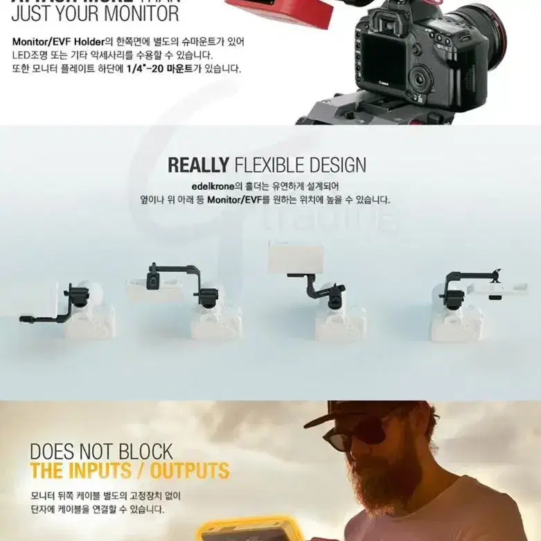 에델크론 Edelkrone Monitor/EVF holder 팝니다