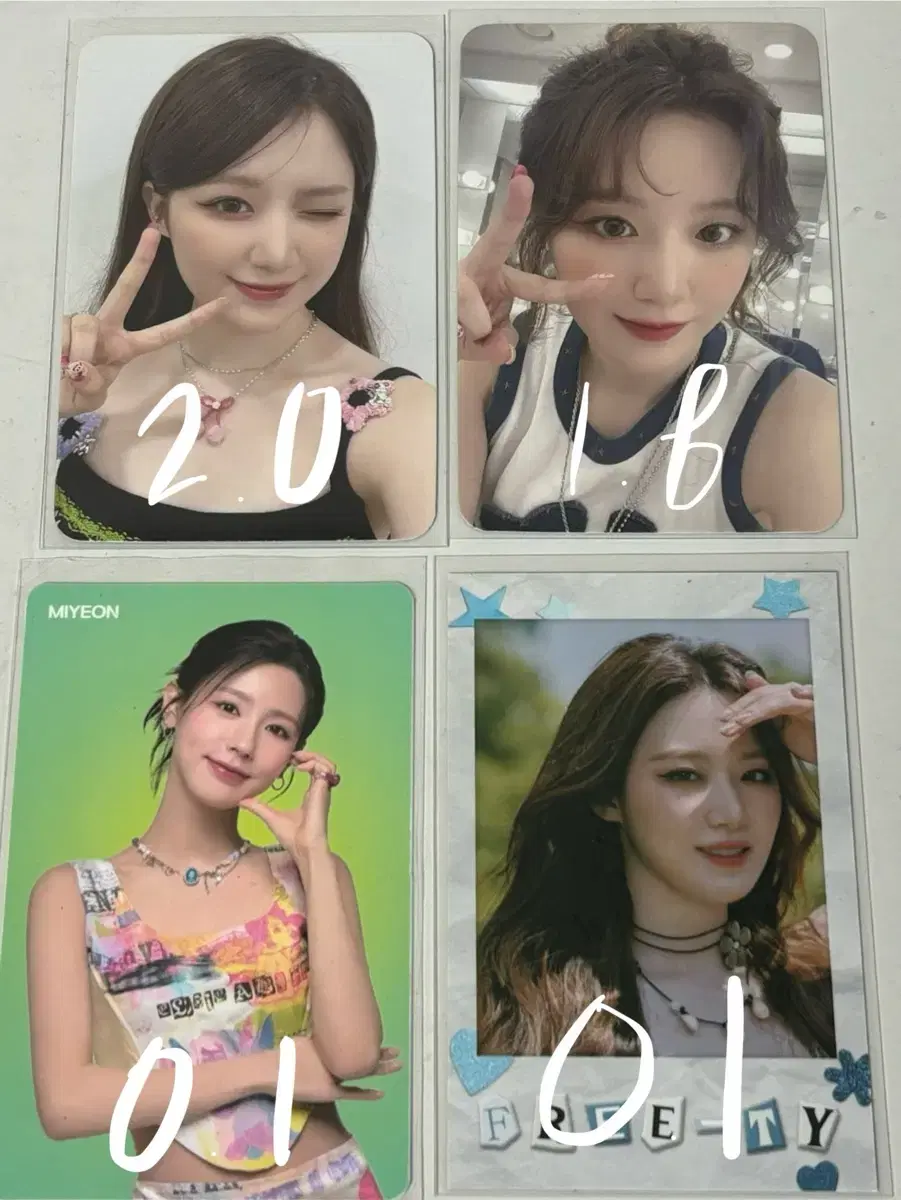 Gidles shuhua miyeon photocard wts sells