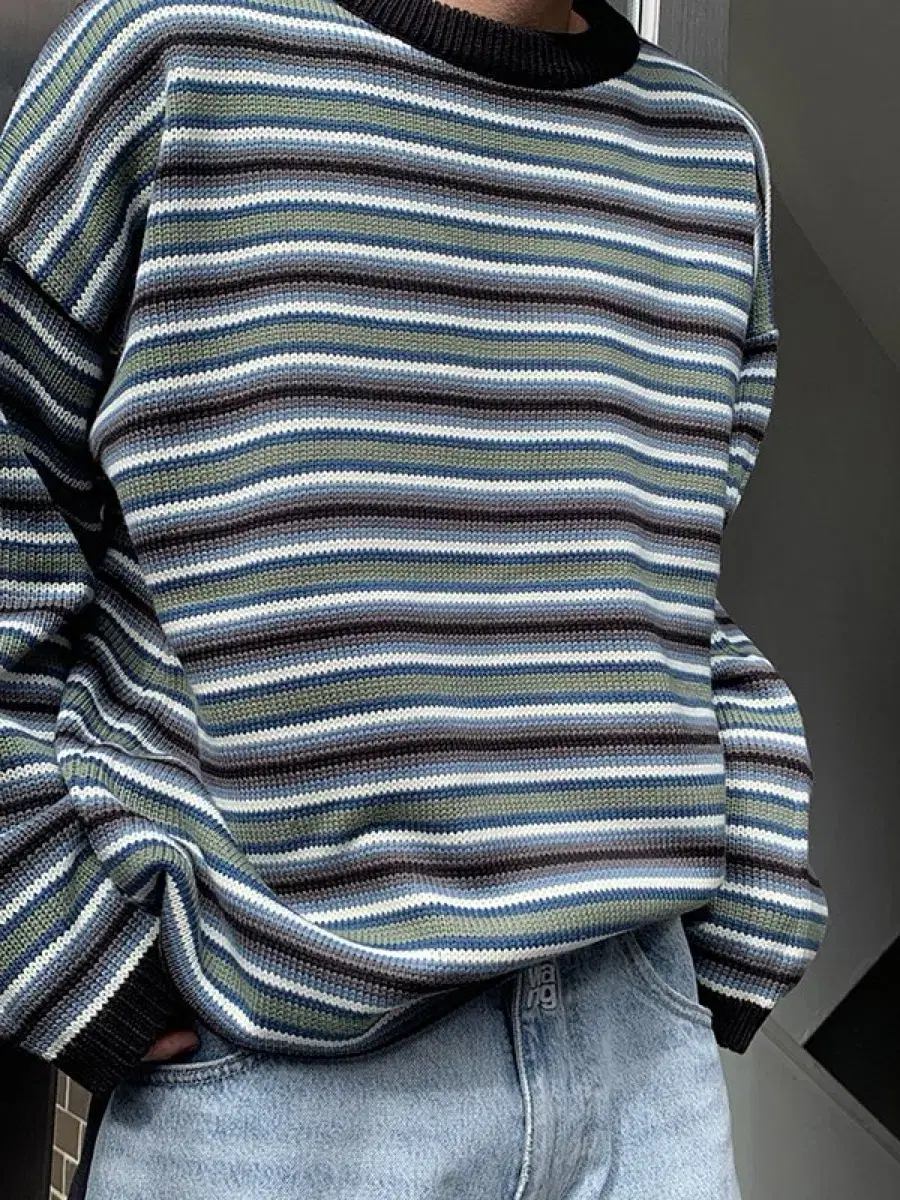 Eden Made Chalk Stripe Knit