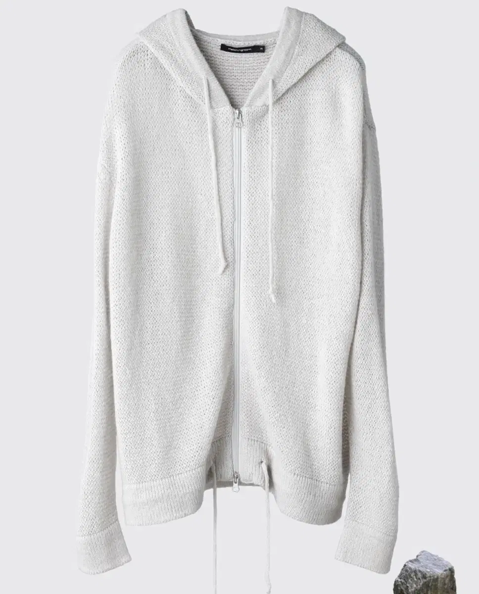 [4]Hatching Room Mohair Knit Hoodie Zip Up