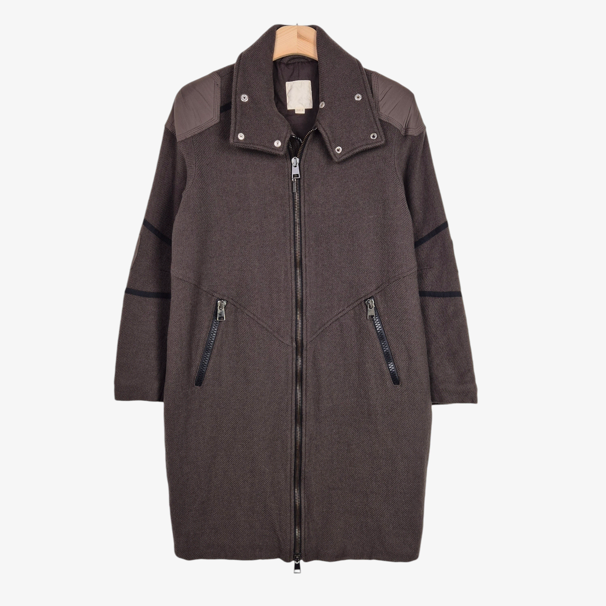 [95] Diesel gray-brown wool coat