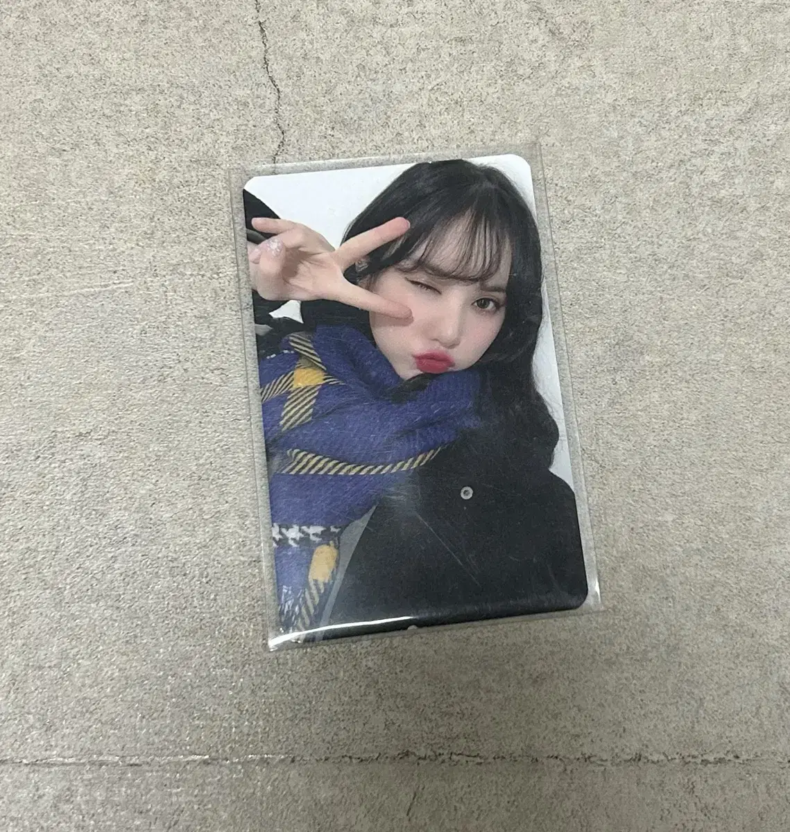 gfriend eunha 2nd fanmeeting Dearbuddy photocard holder teehole hweegwipuka