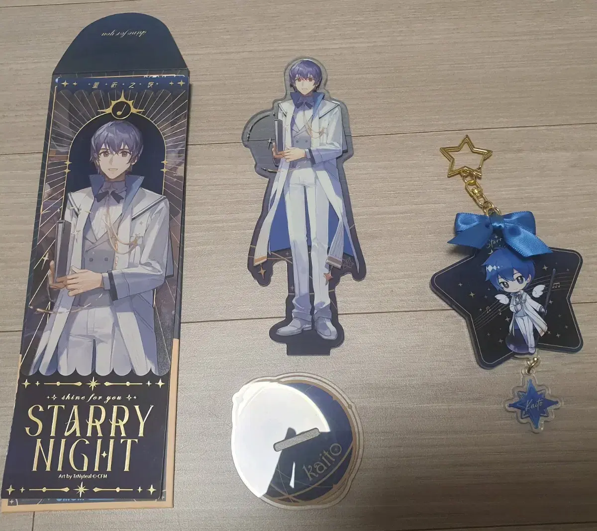 Vocaloid Kaito Starry Night Starry Night Series acrylic Tickets keyring Sets sold