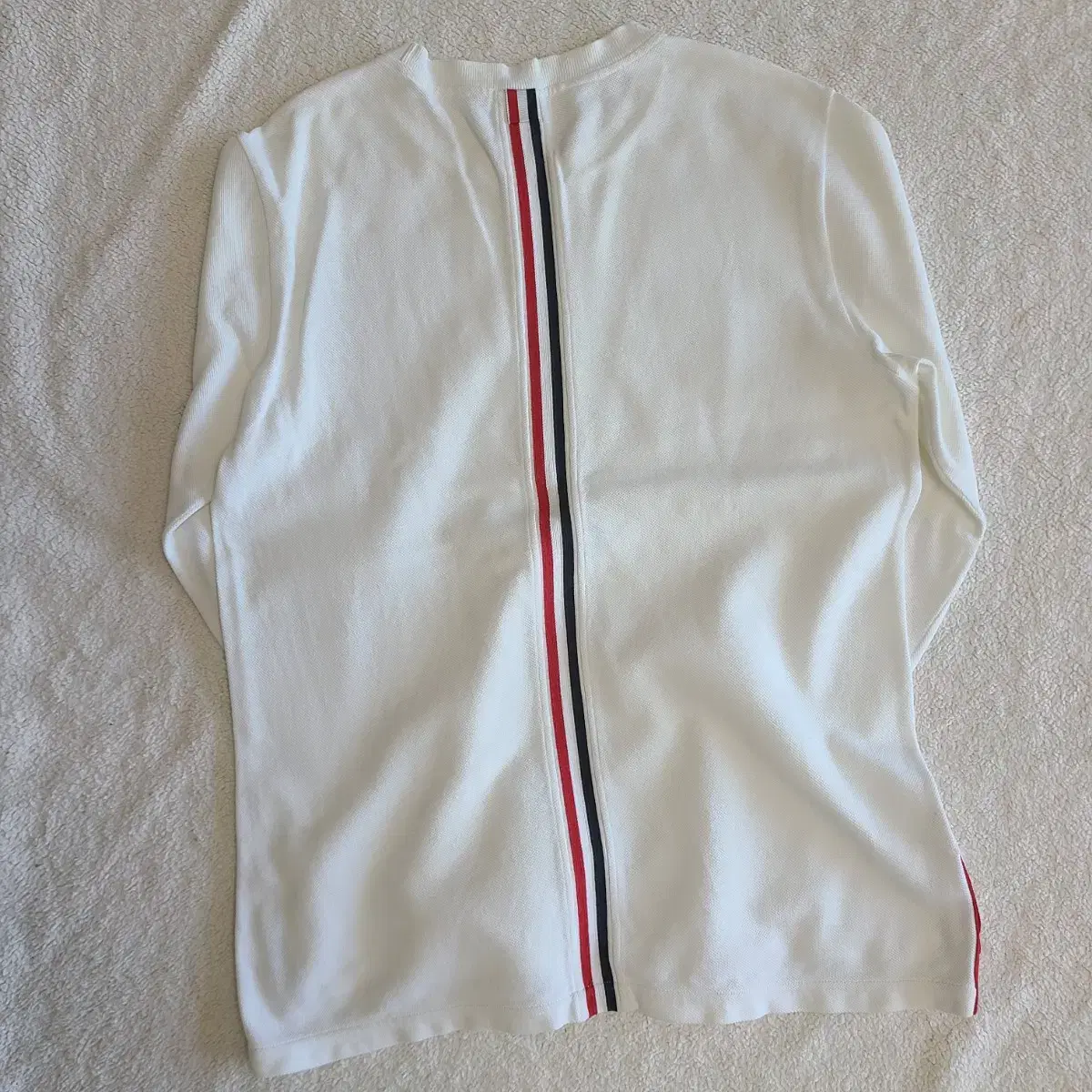 (size 3) Thom Browne White Samsun Long Sleeve