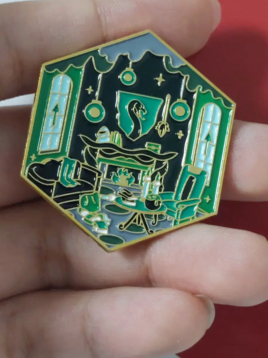 Harry Potter Slytherin Pin Badge