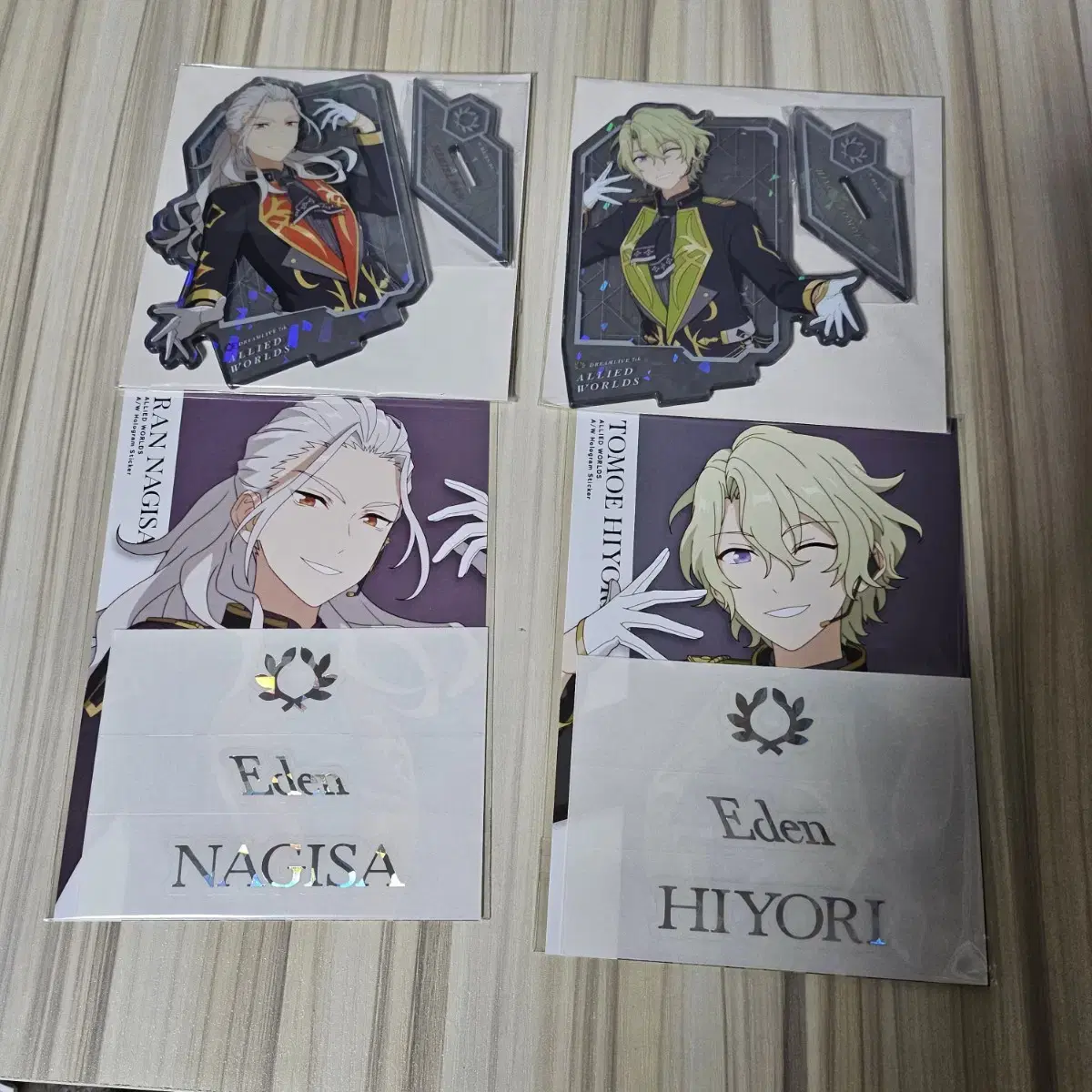 Anstar Goods) Nagisa, Hiyori Dreamlive Stand + Hologram Sticker