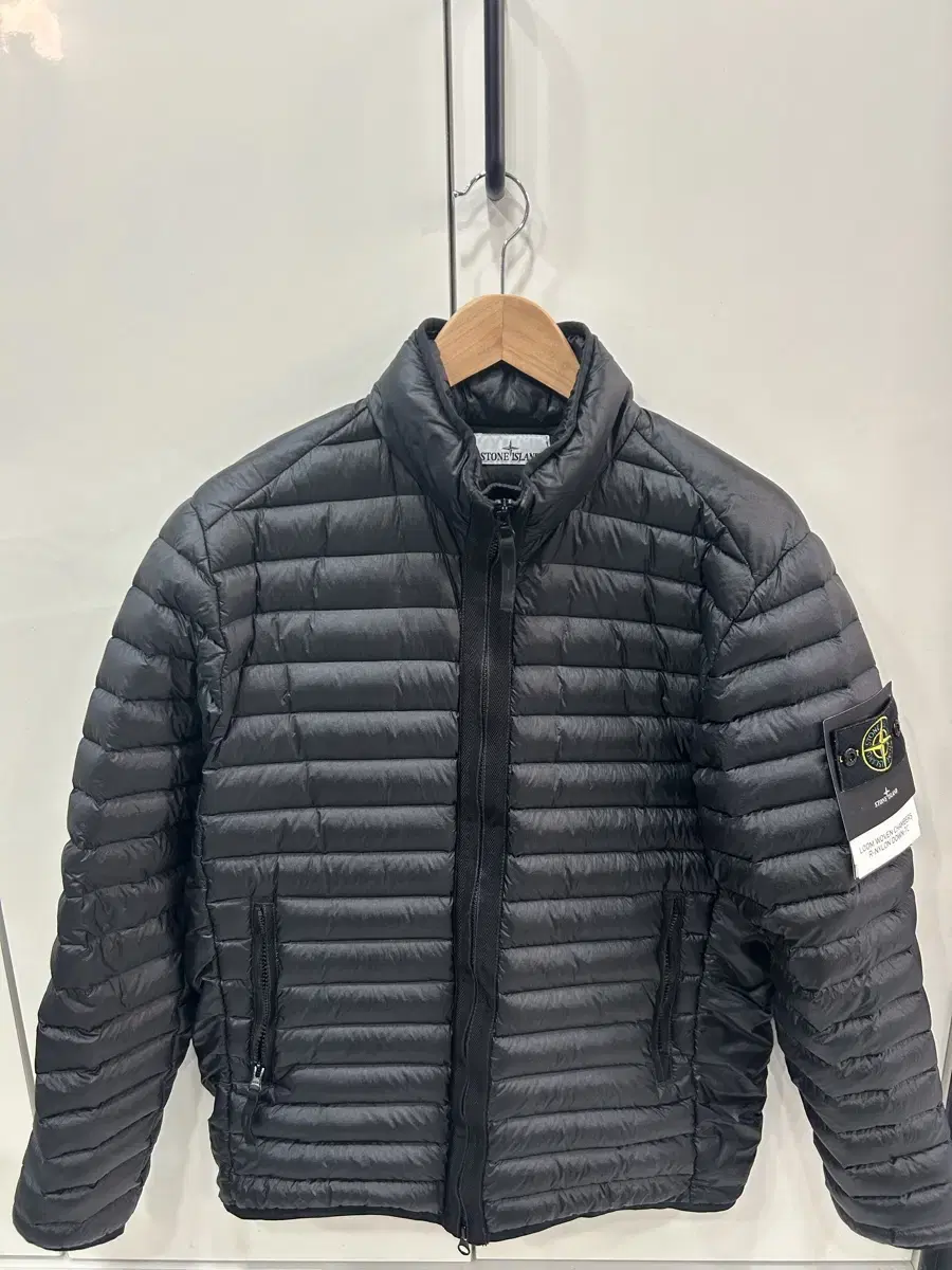 Stone Island lightweight padded black size M for sale.