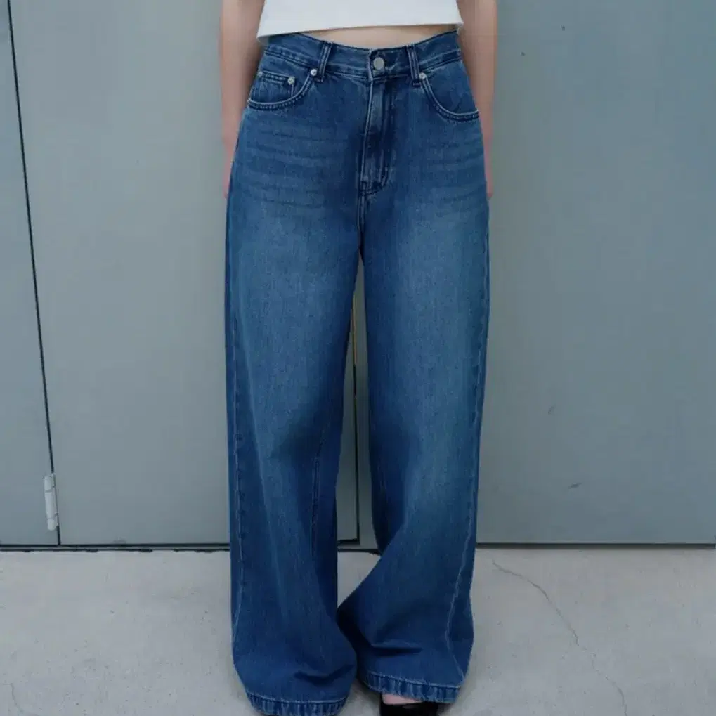 [버뮬라] MAXI DENIM PANTS (DEEP BLUE)