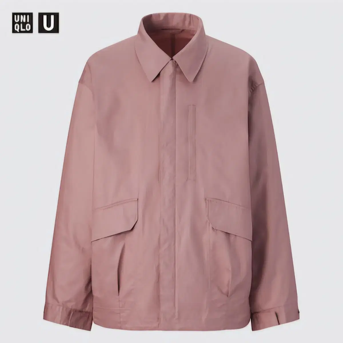 [XL] Uniqlo U Oversized Utility Jacket in Pink