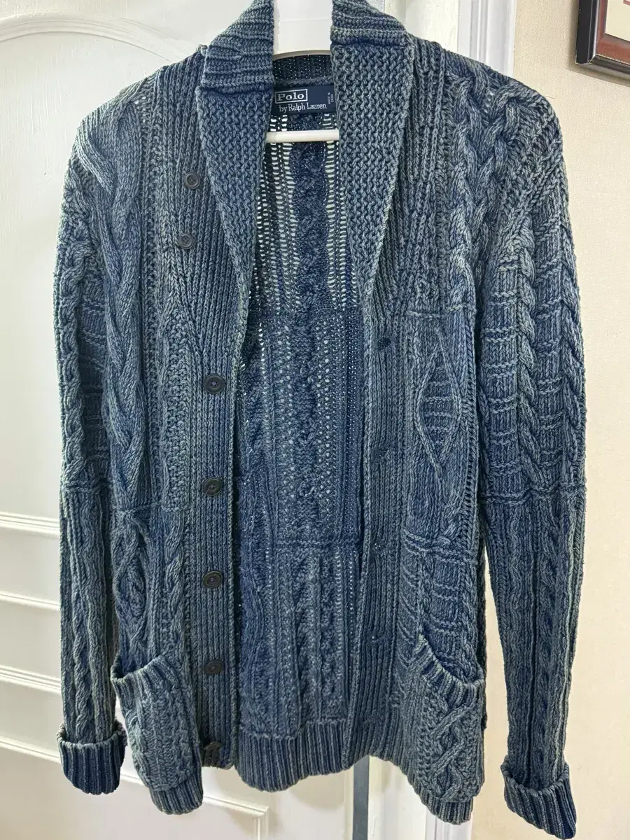 Polo Ralph Lauren Indigo Shawl-Collar Cardigan S