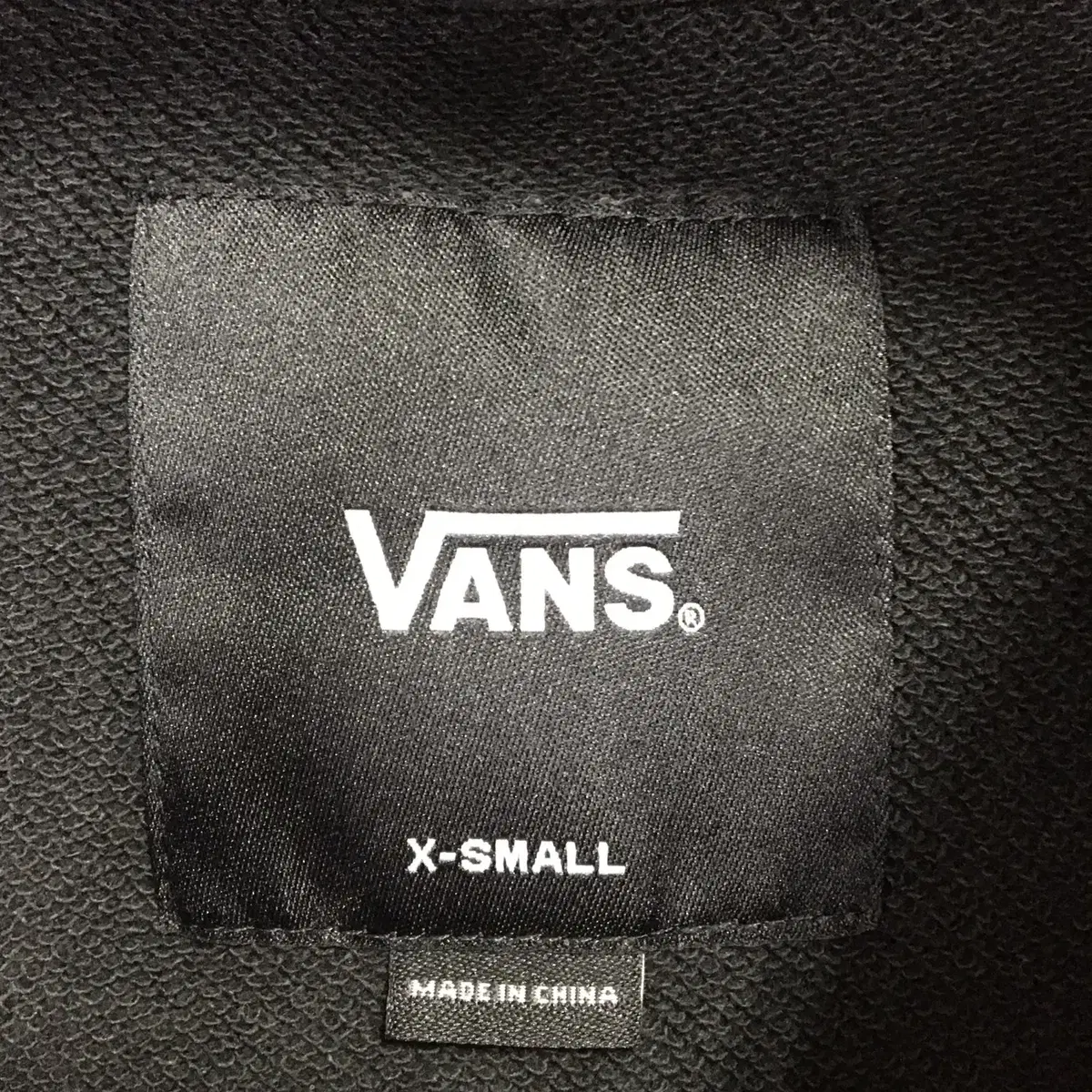 VANS 반스 박스로고 후드 XS