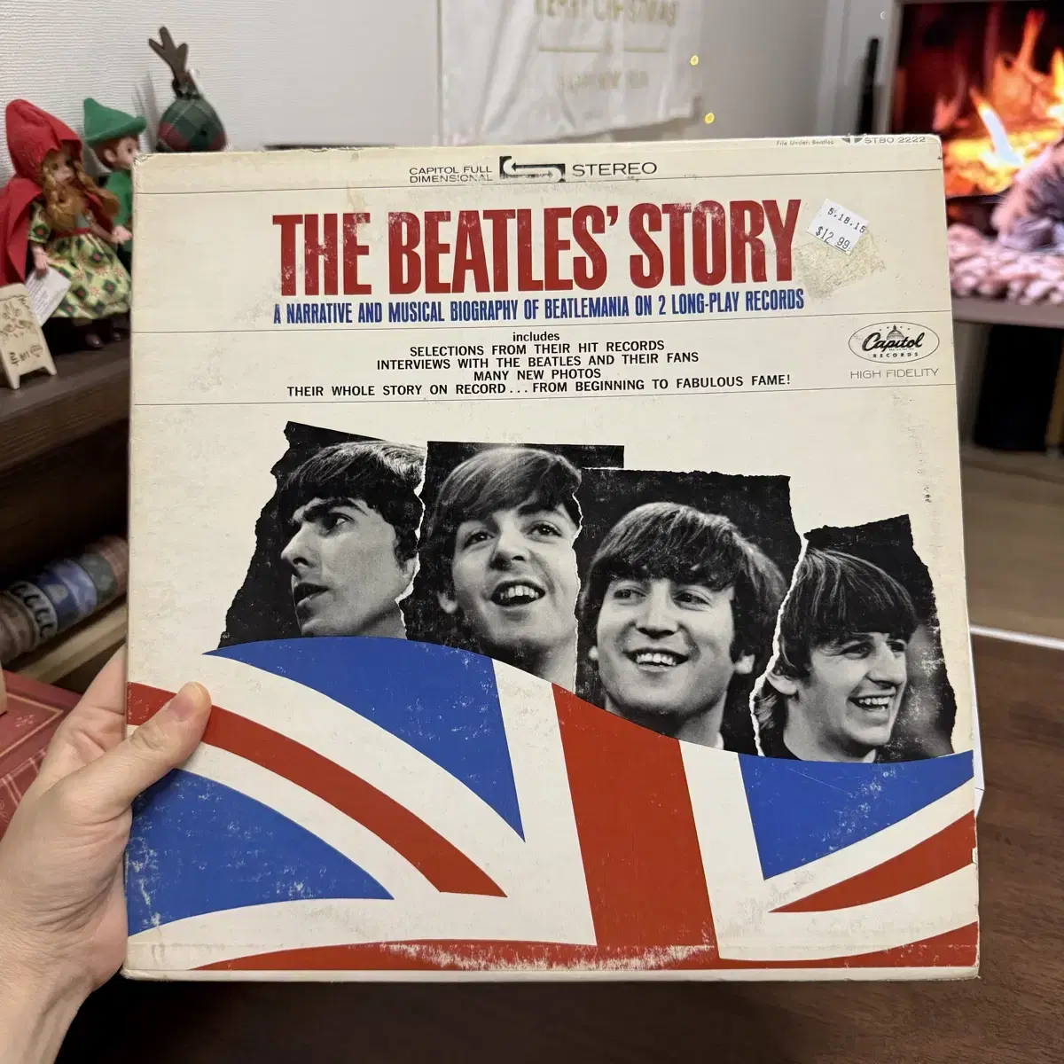 1971년 비틀즈 레코드판 LP The Beatles' Story