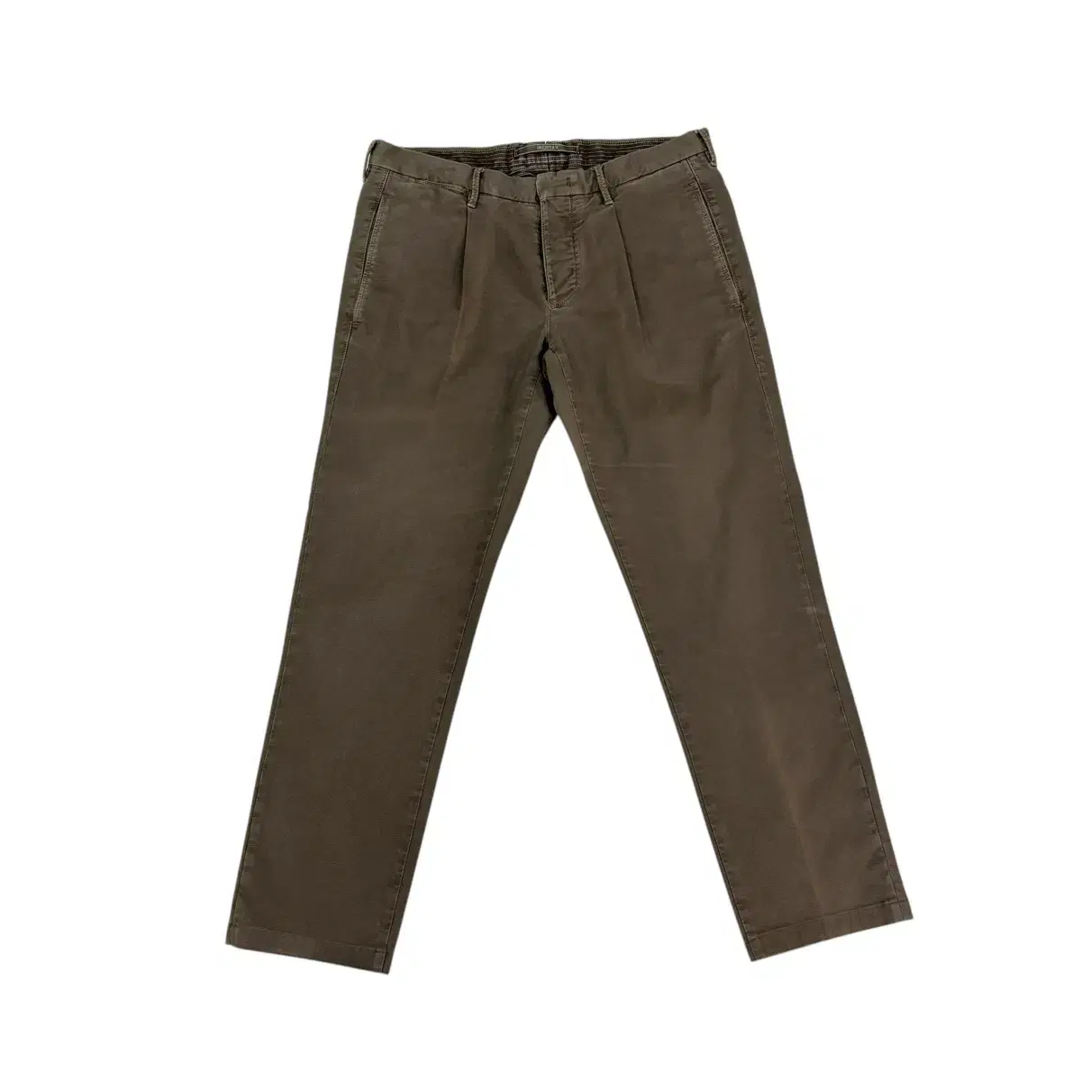 Incotex Brown 9-Part Cotton Pants