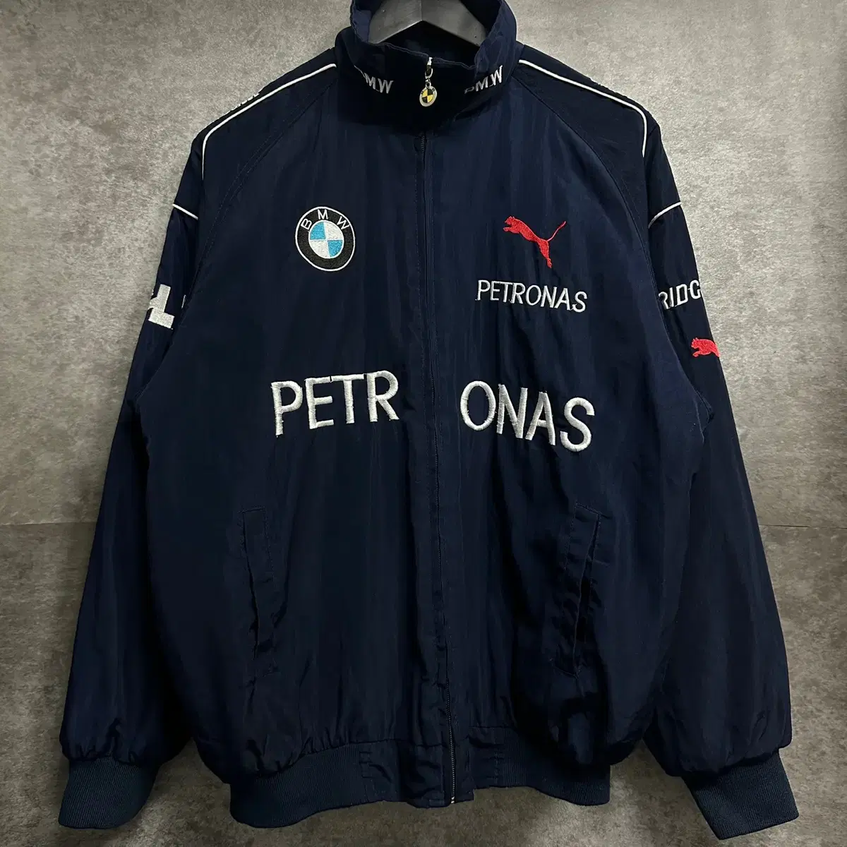 [105] BMW Puma F1 Racing Bike Rider Old School Jacket