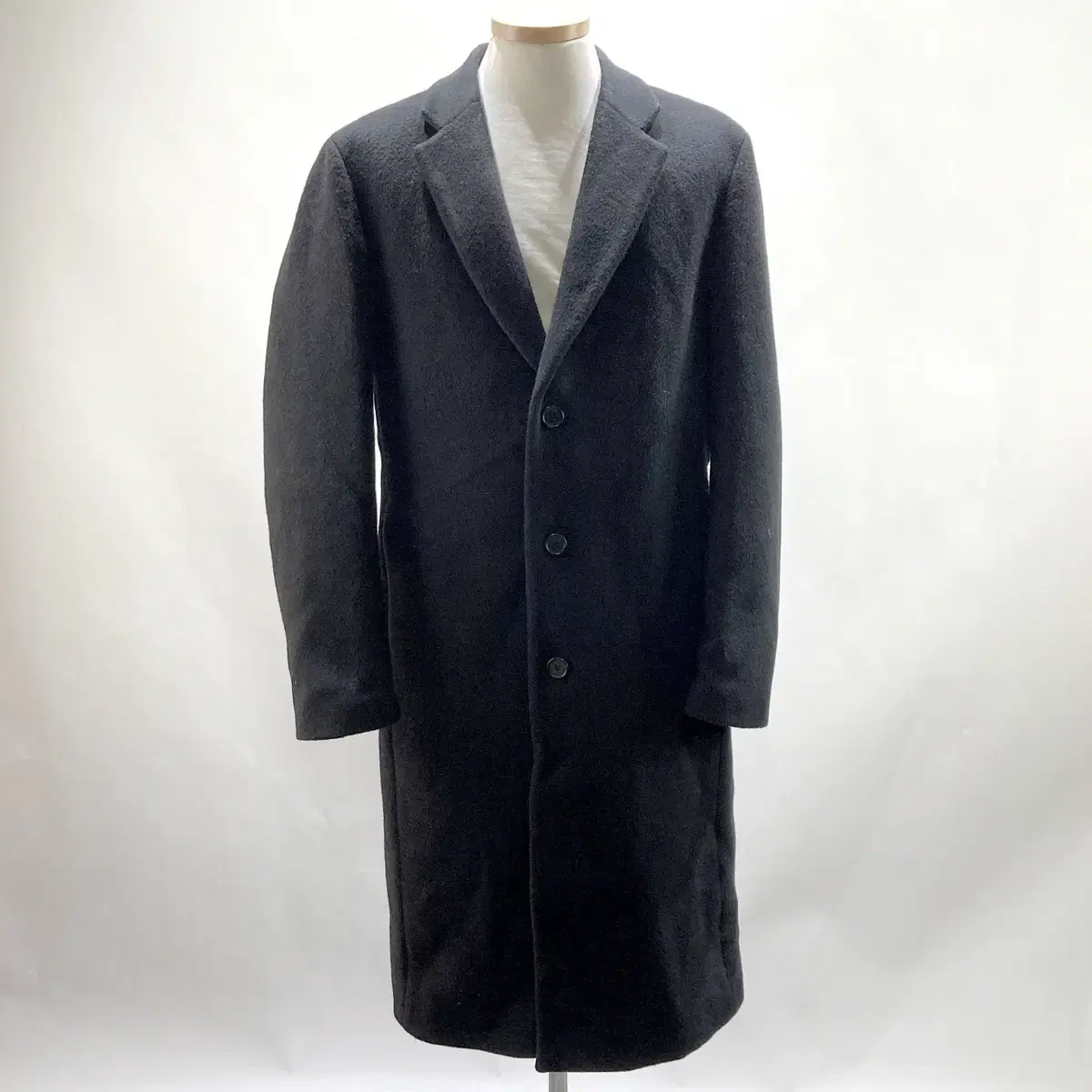 Men's coat Jia black with cashmere 100% permanent