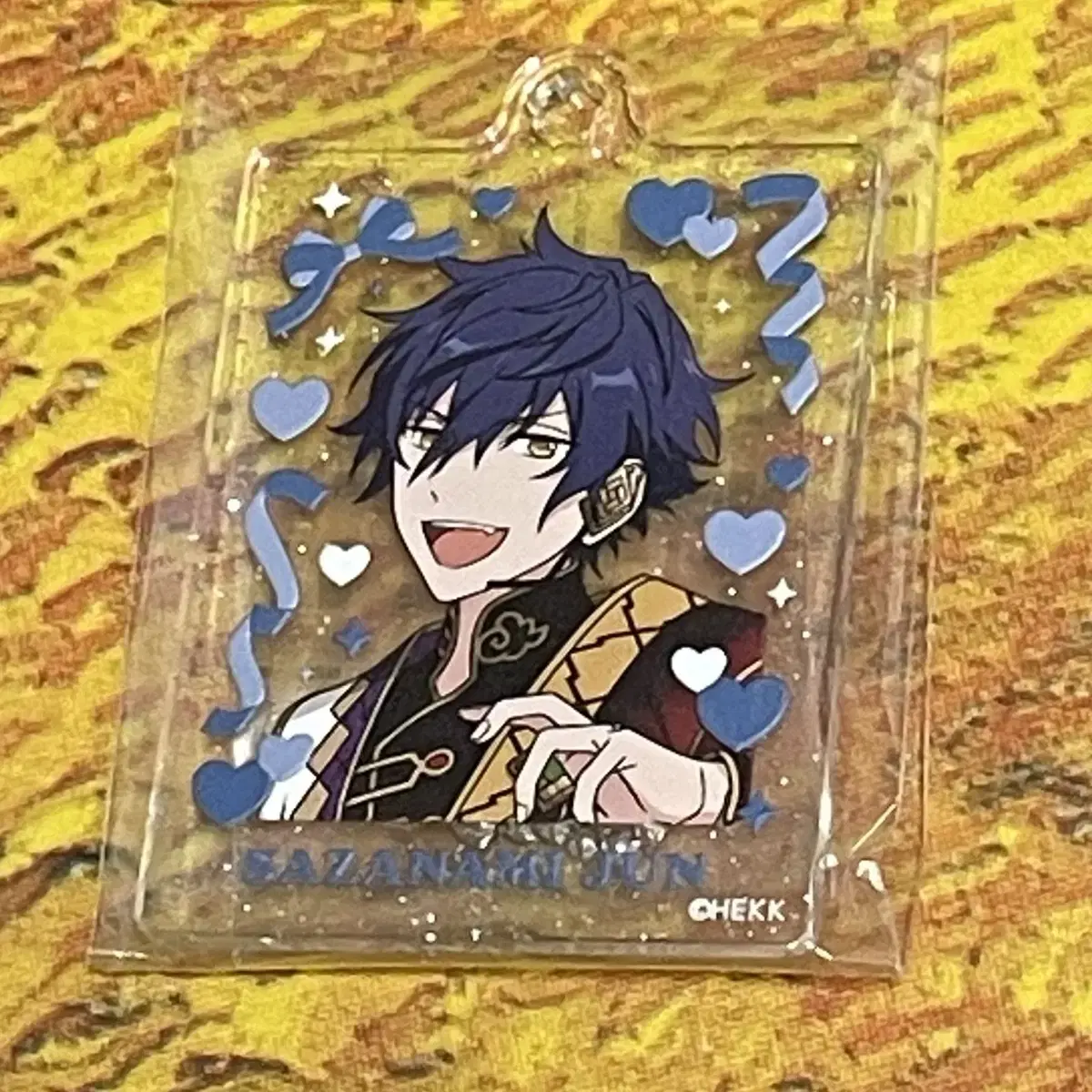 Ensemble Stars Anstar Sazanami Jun Fukurame acrylic keyring