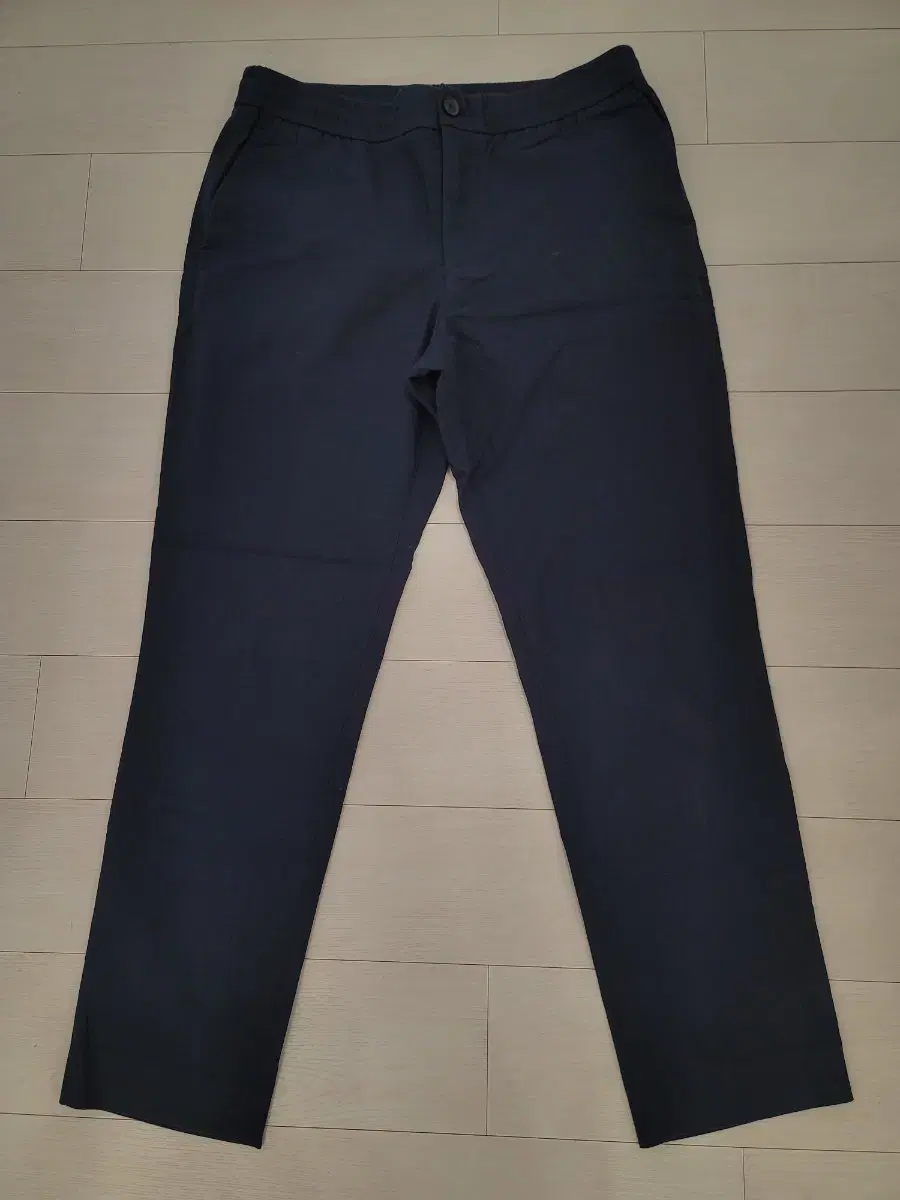 32 Project M Men's Coolmax Full-Banded Slacks Pants Navy