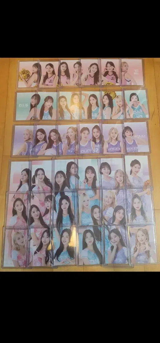 Cheerleader Puzzle Full Set of Cards