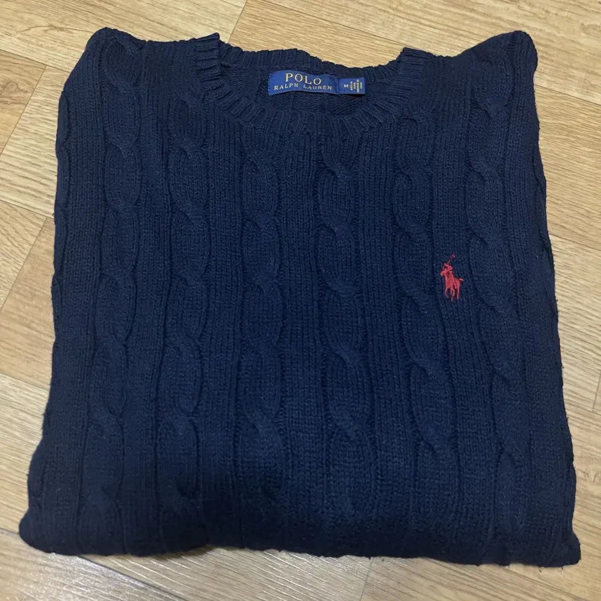 Polo New Pretzel Knit Navy M (size 100)