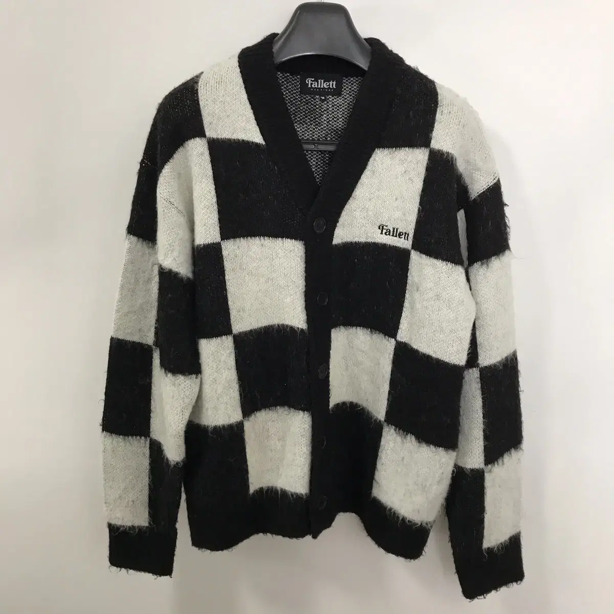 Fallett Checkerboard Knit Cardigan [M]