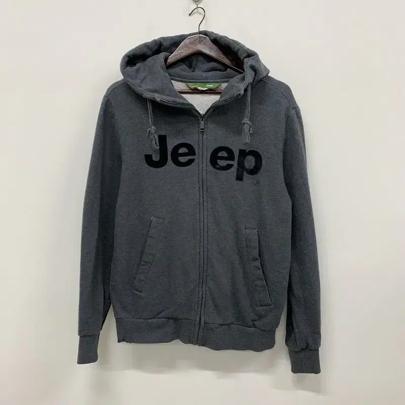 지프 JEEP 그레이 후드집업 95 G00143