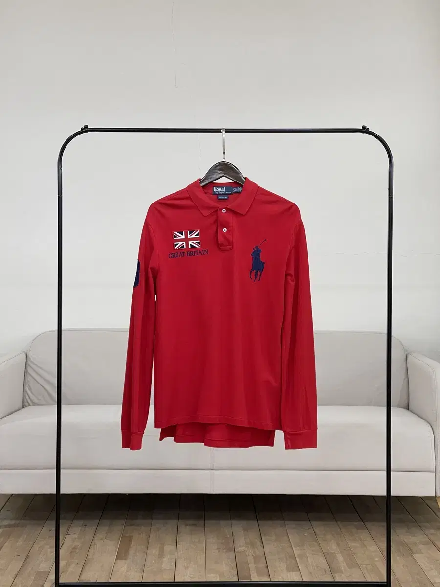 Polo Polo Karati Long Sleeve U.K Big Pony Red L