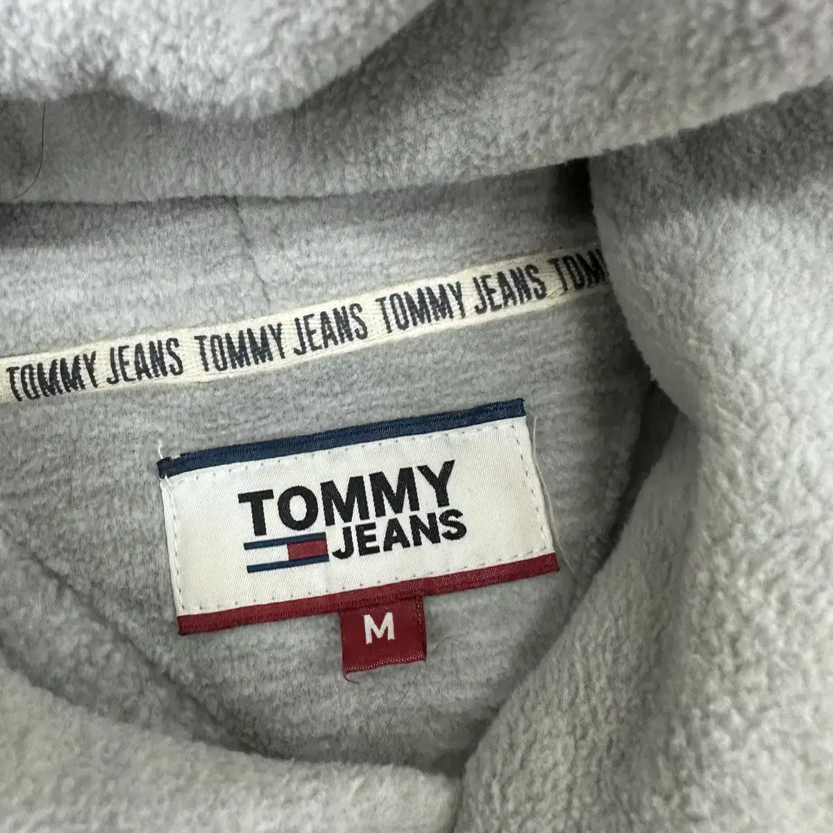 TOMMY JEANS 타미진스 후드티 그레이 M